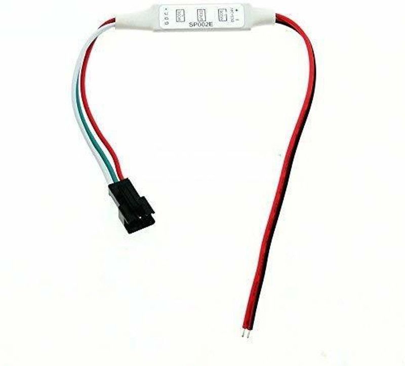 AreanaElectro SP002E Mini DC5-24V 3Key LED RGB Controller Micro-Controller for Pixels Dream Color WS2811 WS2812B LED Strip Light (3 Button Controller) Light Strip