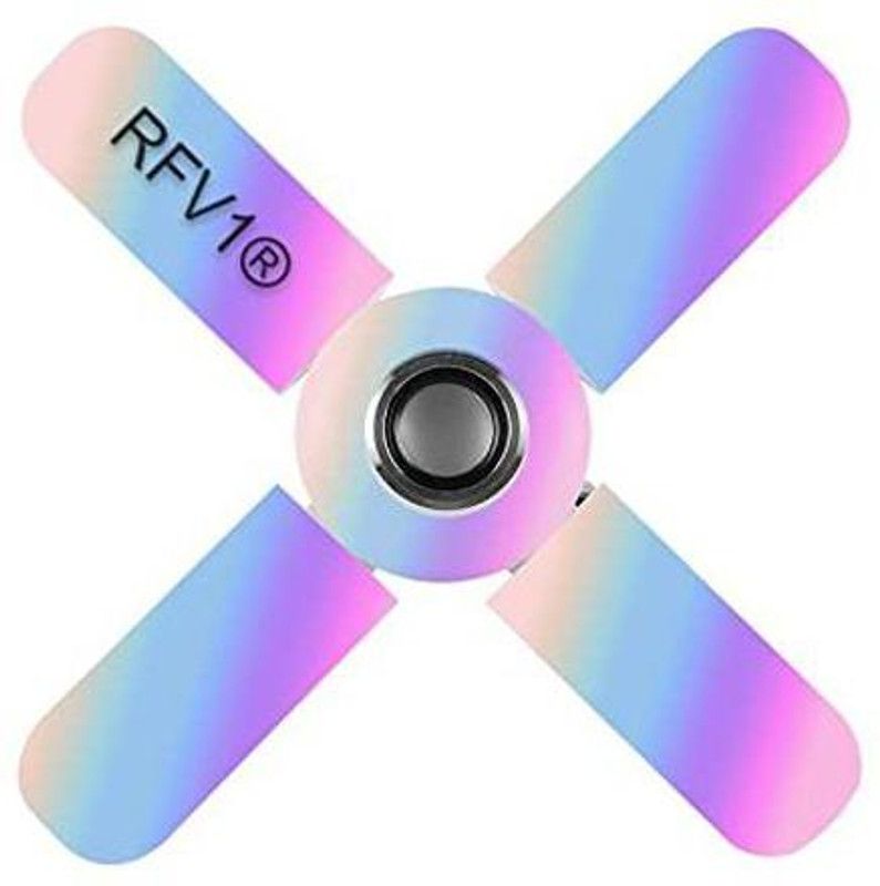 RFV1 ® 50W E27 Four Leave Fan Shaped LED Bulb with Bluetooth Speaker and Remote Control RGB Football Folding Bulb Light Deformation Music Lamp Smart Bulb