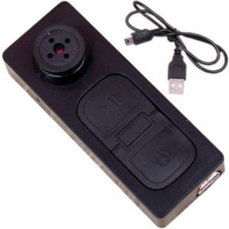 SATTOBISION Mini HD Button Spy Cam Recorder Home Security Spy Camera  (1 Channel)