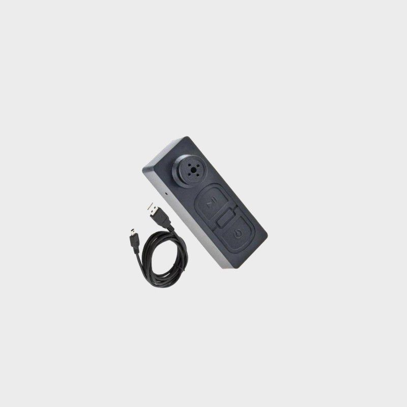 SATTOBISION HD Audio/Video Button Cam Spy Camera  (1 Channel)