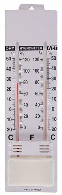 Parshv Dry & Wet Thermometer Humidity Moisture Measurer All-in-One Analog Moisture Measurer  (95 mm)