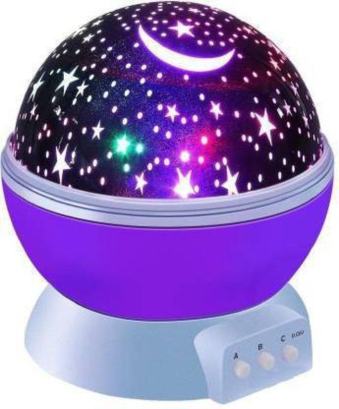 Sai Enterprises sa_enterprise Star Master Sky Starry Night Light Stage Dream Rotating Projection Lamp Purple Night Lamp (14.5 cm,multi) Smart Bulb