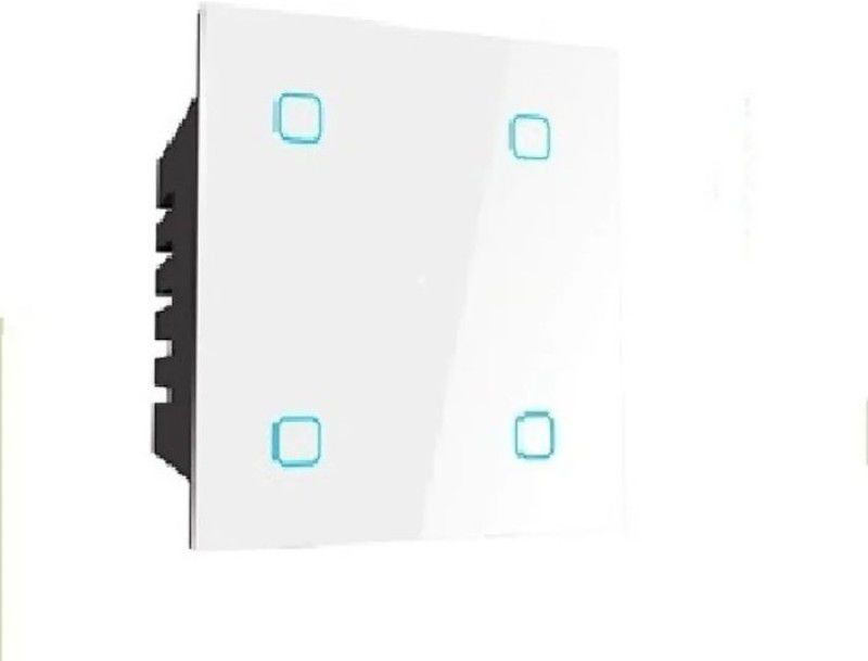 ANJEES ENTERPRISE 4 gang / 4 node / 4 note Smart Switch  (White)