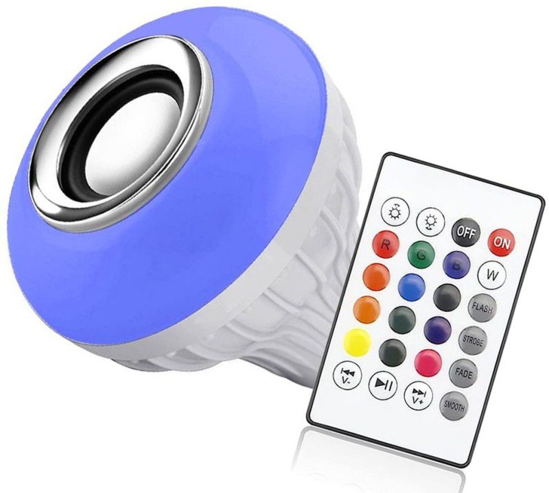 SPARKWORLD LED Wireless Bulb Speaker, RGB Music Bulb, Color Changing with Remote Control Smart Bulb