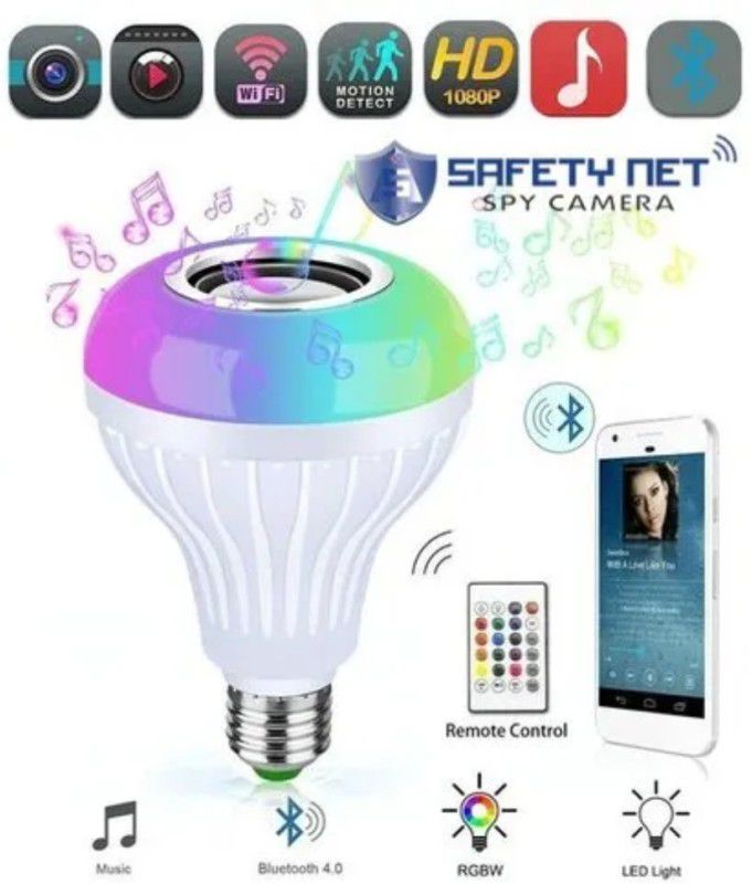SYARA ANJ_283_Led Wireless Light Bulb Speaker Base Color Changing With Remote Control Smart Bulb