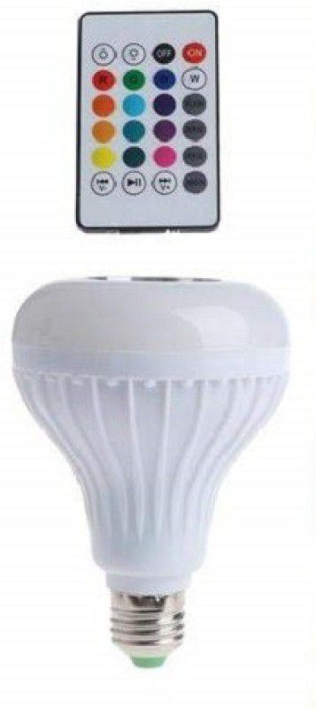 SPARKWORLD IX®-166-AQ-LED Multicolor Light Bulb with Bluetooth Speaker and Remort Control Smart Bulb