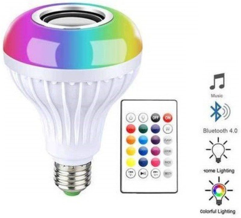 Twixxle XIX™-124-LP-Rgb Light Ball Bulb Colorful with Remote Control Smart Bulb