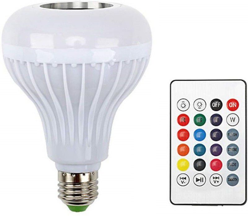 Twixxle XXI™-141-MJ-LED Multicolor Light Bulb with Bluetooth Speaker and Remort Control Smart Bulb