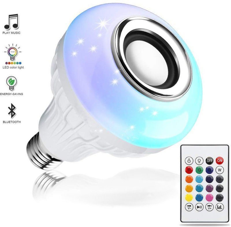 Zohlo Music Bulb With Speaker - Built-in Bluetooth Speaker, RGB Color Changing Light Smart Bulb