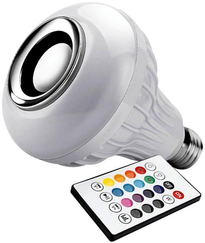 Zohlo LED Music Bulb With Bluetooth Speaker Light Bulb Colorful Lamp With Remote Smart Bulb