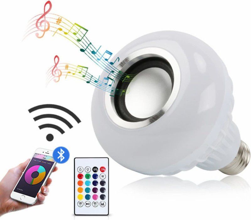 VibeX B22 Led Bulb with Bluetooth Speaker-D3 Smart Bulb
