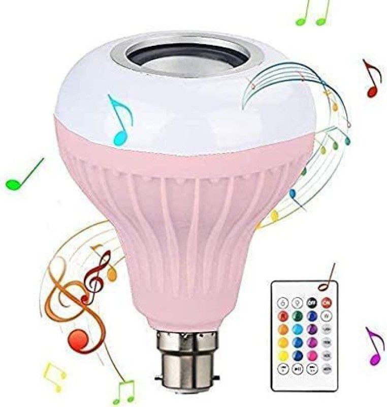 VibeX Bluetooth Speaker LED Music Light Bulb Lamp with Remote Control -K8 Smart Bulb