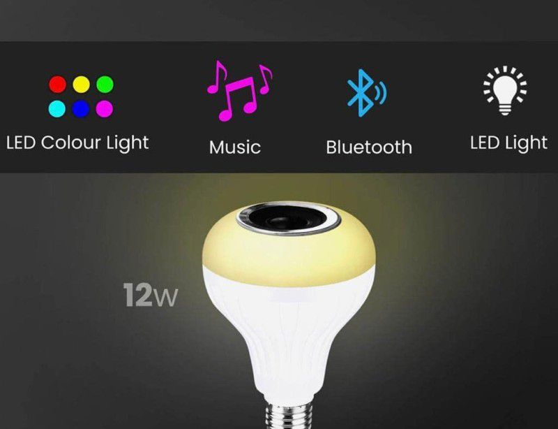 VibeX 3 in 1 12W B22 Led Bulb with Bluetooth Speaker-U7 Smart Bulb