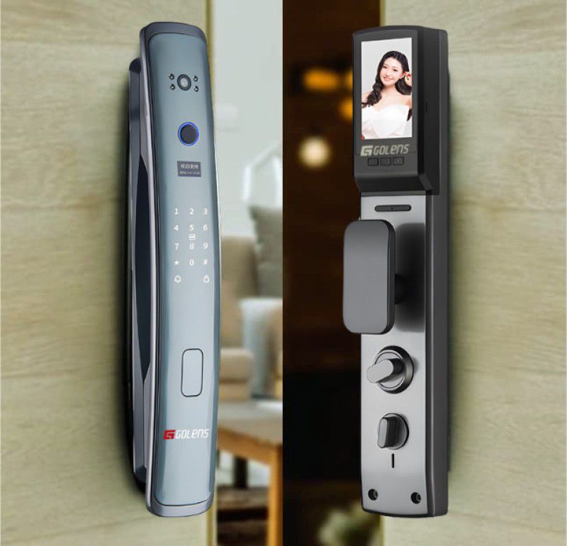 GOLENS Smart Door Lock Digital Door Lock LCD Display Photo Video Recording & Camera Smart Door Lock