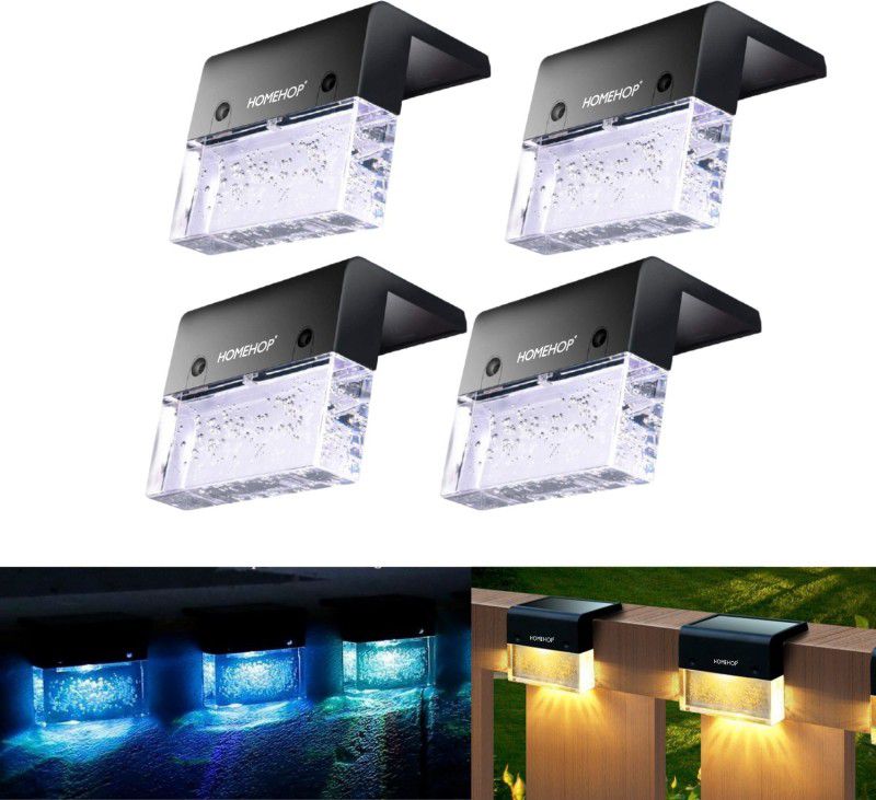 Homehop Solar LED Lights for Garden Outdoor Home Wall Step Decorative