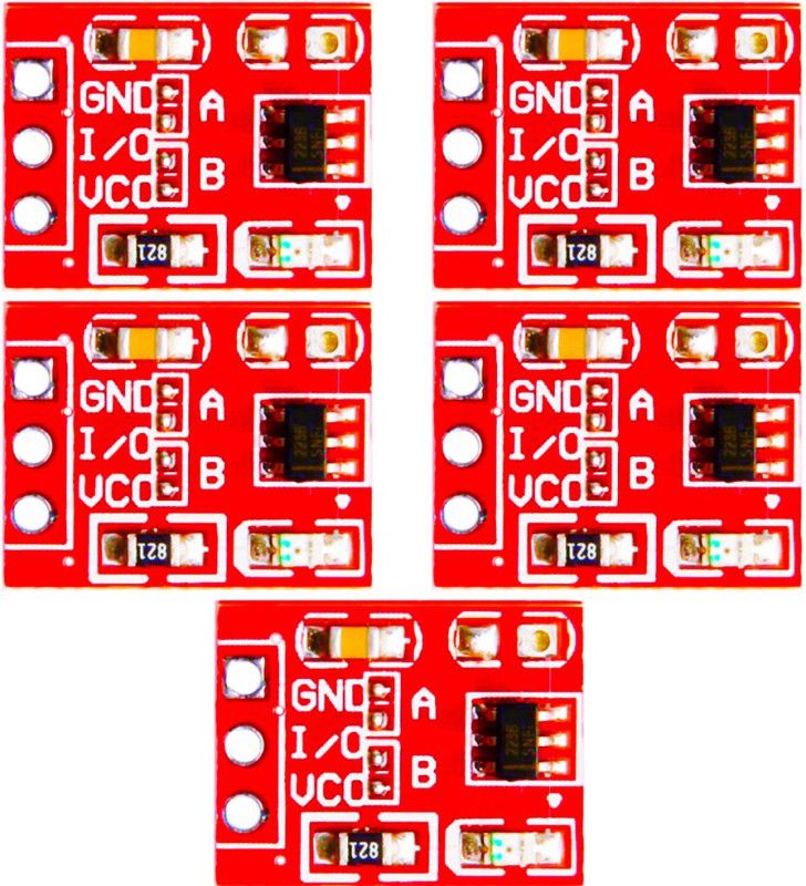 HUBX TTP223 Capacitive Touch sensor Switch - 5PCS  (Red)