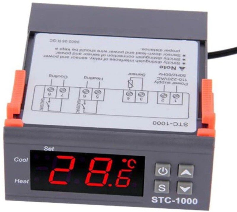 Solnoi Electronics STC 1000 Digital Temperature Controller Thermoregulator Heating & Cooling Relay Multipurpose Controller