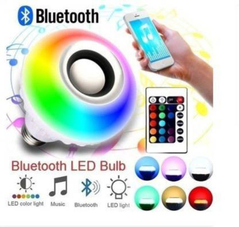 Motile LED Bulb Music 12 W Bluetooth Speaker Smart Bulb