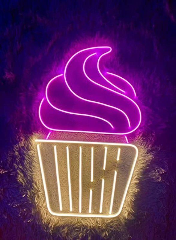 VYNES ICE CREAM LED Smart Neon Sign Light Art Decorative Sign - For Smart Home, Wall