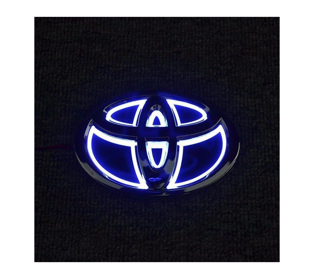  toyota Car Styling 5D Emblem Logo Light -[ Blue]