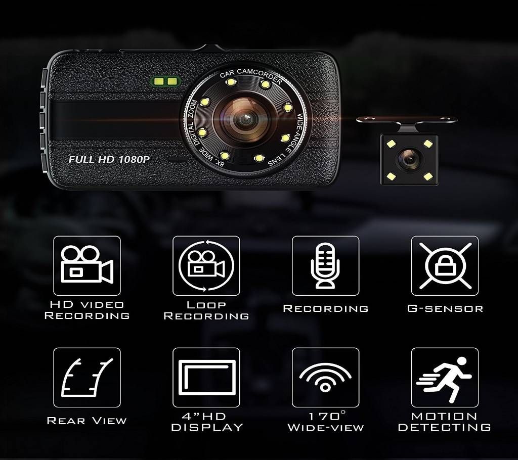 AK-N407 Dual car camera 1080p