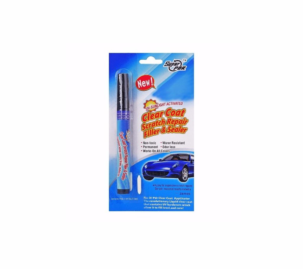 Fix It Pro Water Resistant Works on all colors Clear Car Scratch Repair Painting Pen
