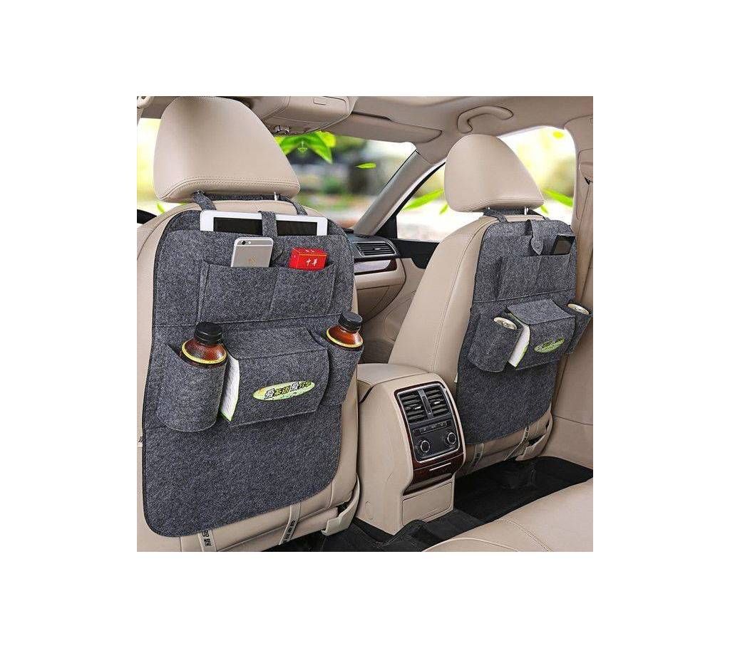 Car Seat Back Storage Bag Holder Organizer Hanger Multi-Pocket Black