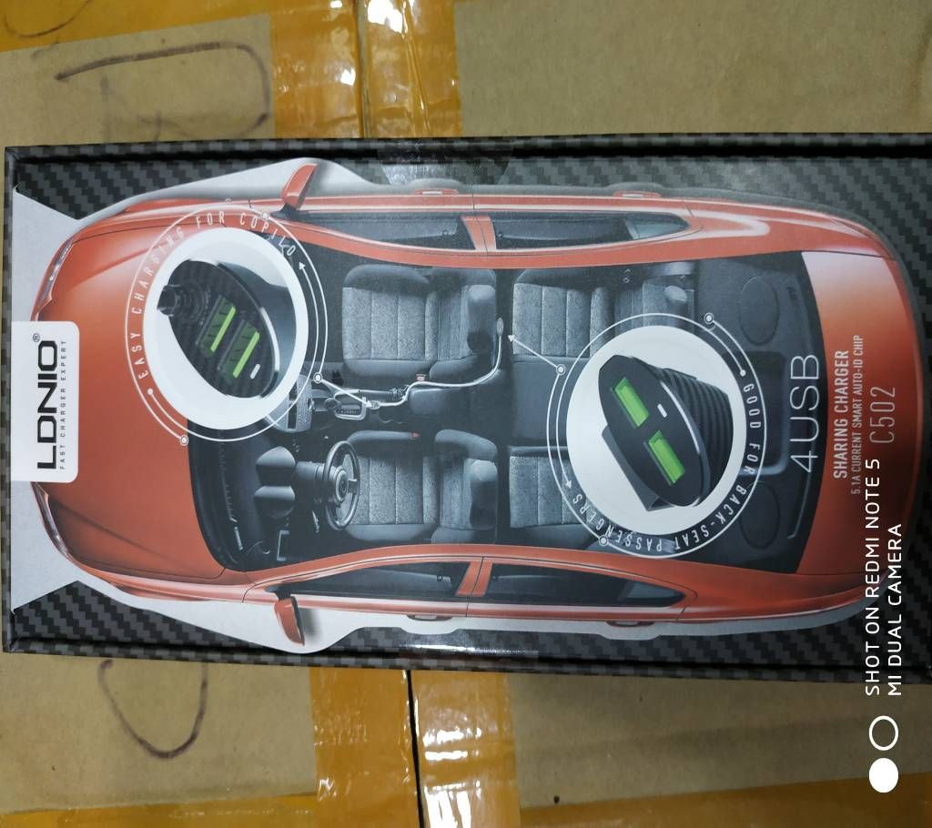 LDNIO C502 CAR CHARGER 5.1