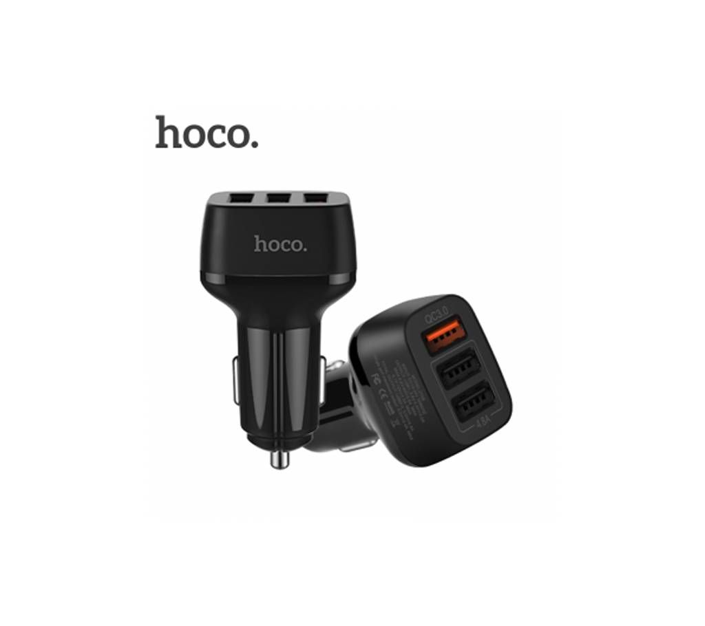 HOCO 3 Ports Car Quick Charger Z15