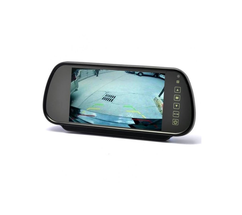 Rear View LED Monitor for Car - Black