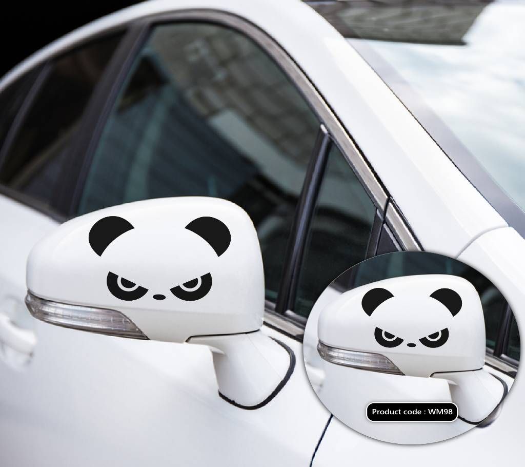 Panda Vinyl decals Removable Wing mirror Sticker - DDecorator