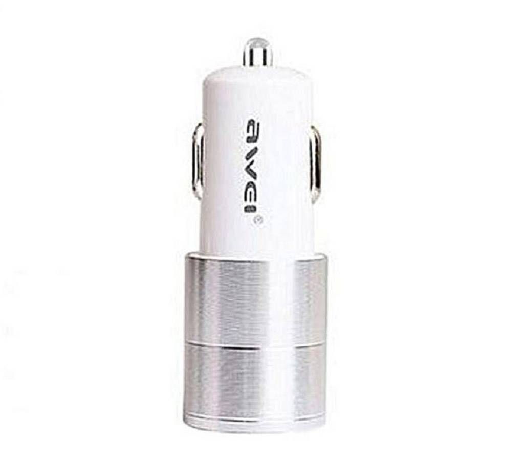 Awei 2.4A Dual-Port USB Smart Car Charger C-100