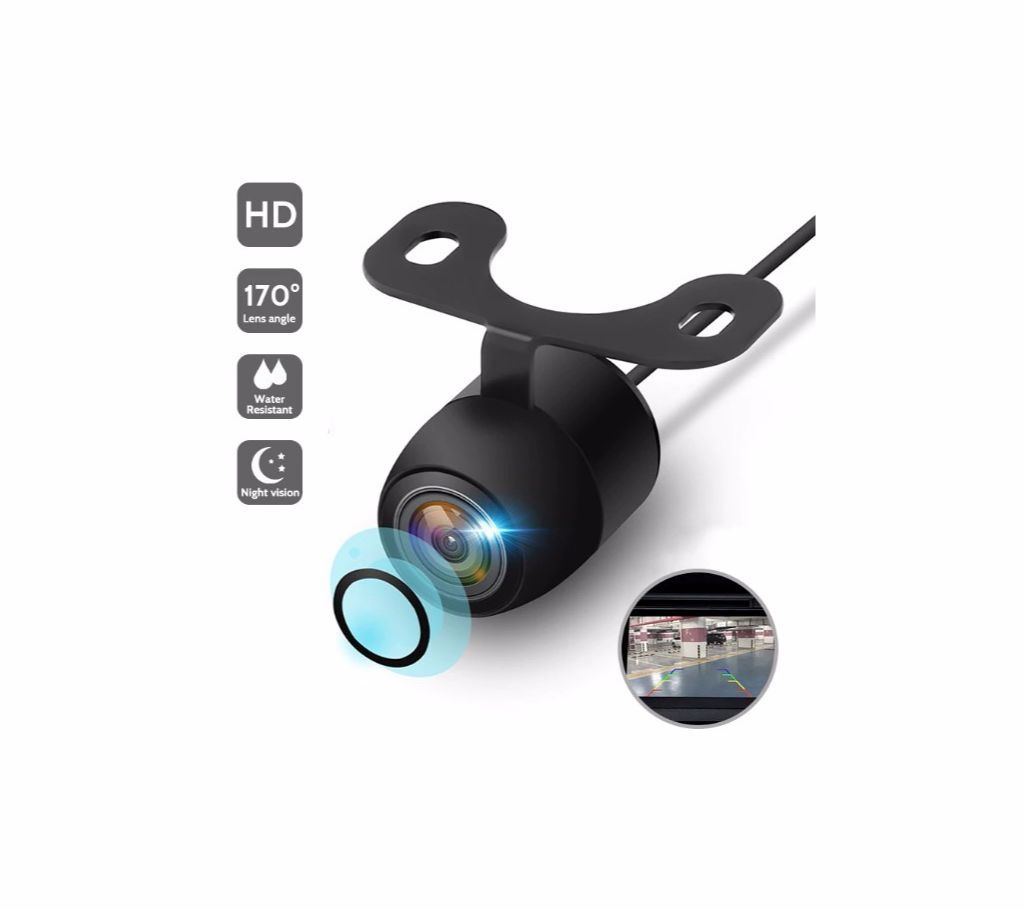 170 Degree Wide View Angle Waterproof  Back Mirror Image Parking Camera