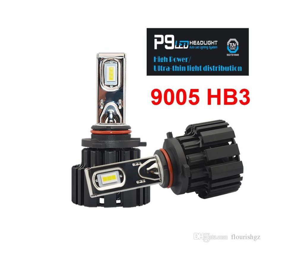 9005 HB3 100W 13600LM P9 LED Headlight-Tecio
