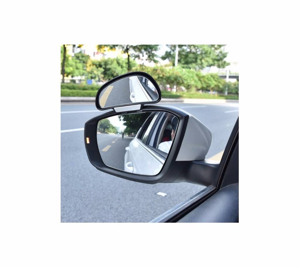 1piece 360 adjustable Wide Angle Side Rear blind spot rear view mirror