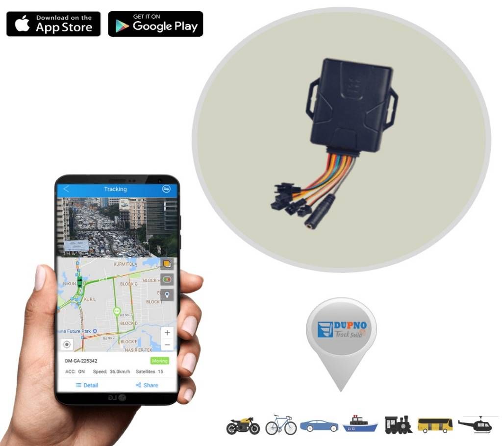 DUPNO HIGH-END MULTI-FUNCTIONAL PREMIUM VEHICLE GPS TRACKER