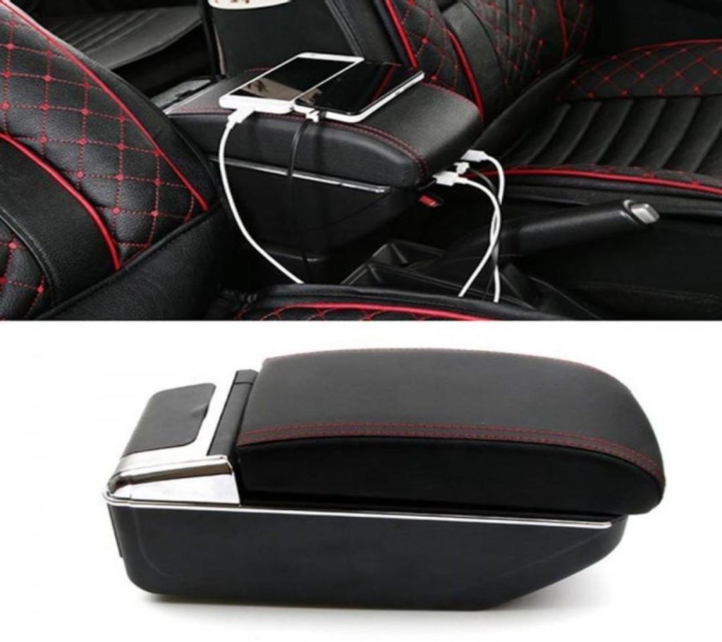 USB Universal car armrest car console box