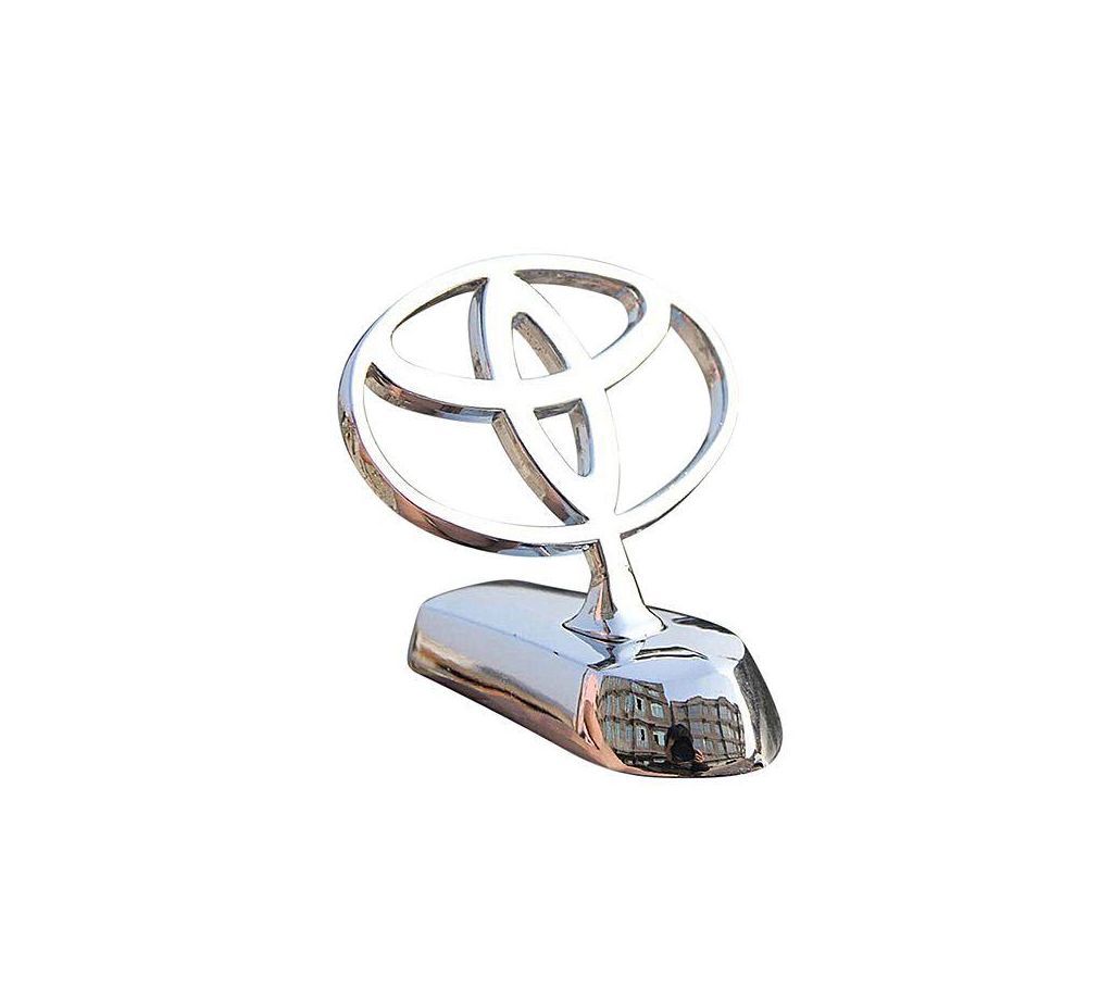 Toyota Land Cruiser Front Hood Bonnet Emblem Badge SILVER - Land Cruiser / SUV / Premio / Allion- [premium]