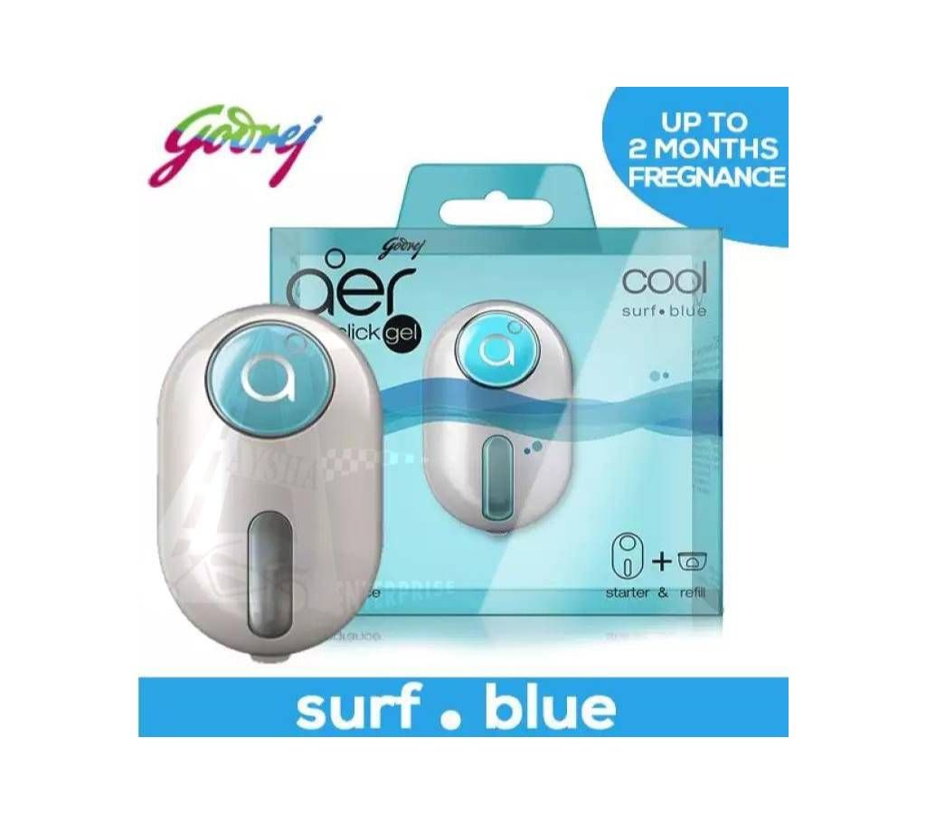 Godrej Aer Click Gel Cool Surf Blue  Car Freshener 9ml-India