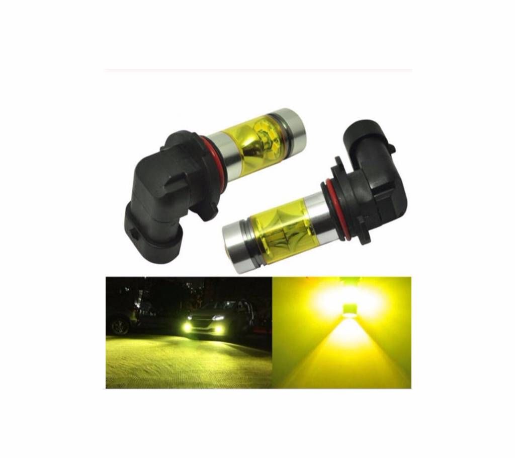 New 2x Yellow 100W LED Headlight Bulbs Kit Fog Light