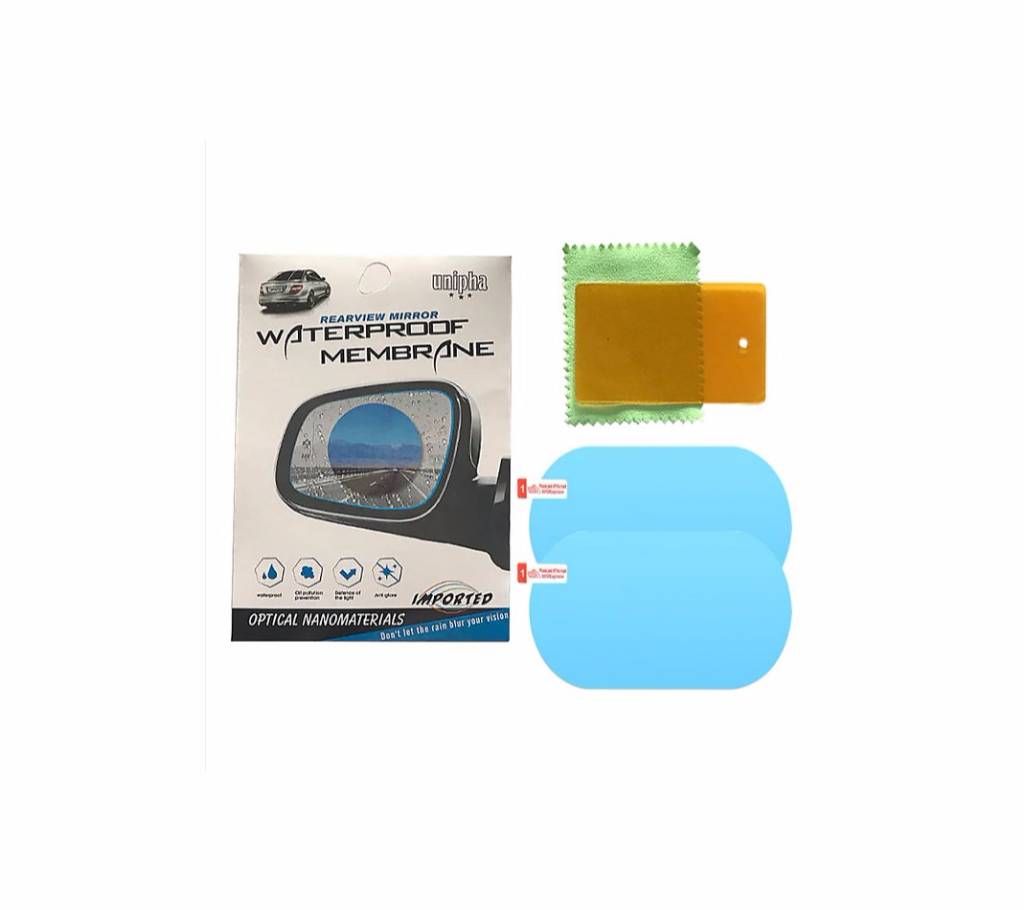 2 PCS Anti-Fog,Waterproof, Rainproof, Car Mirror Window Protective Film