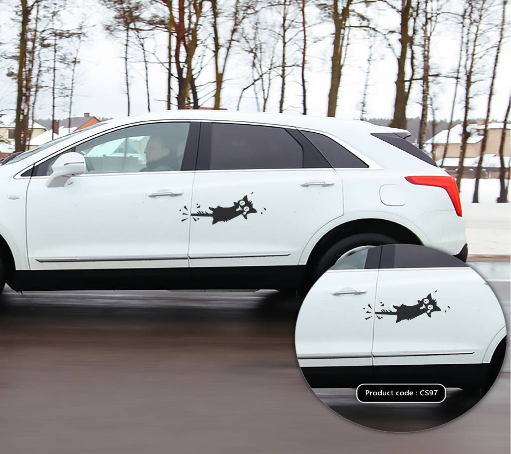 Screaming Clipping Tail Vinyl decals Removable Car Sticker - DDecorator