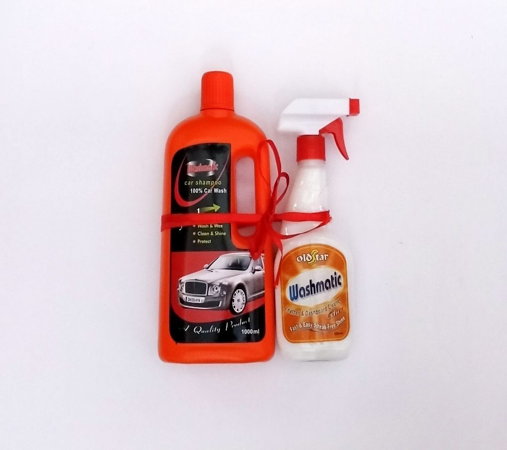 Shampoo 1000ml & Dashboard Polish 500ml