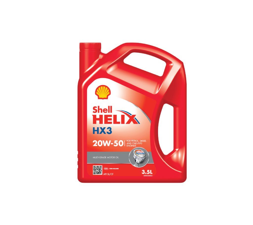 Shell Helix HX3 20w-50 - Engine Oil for Car  3.5L