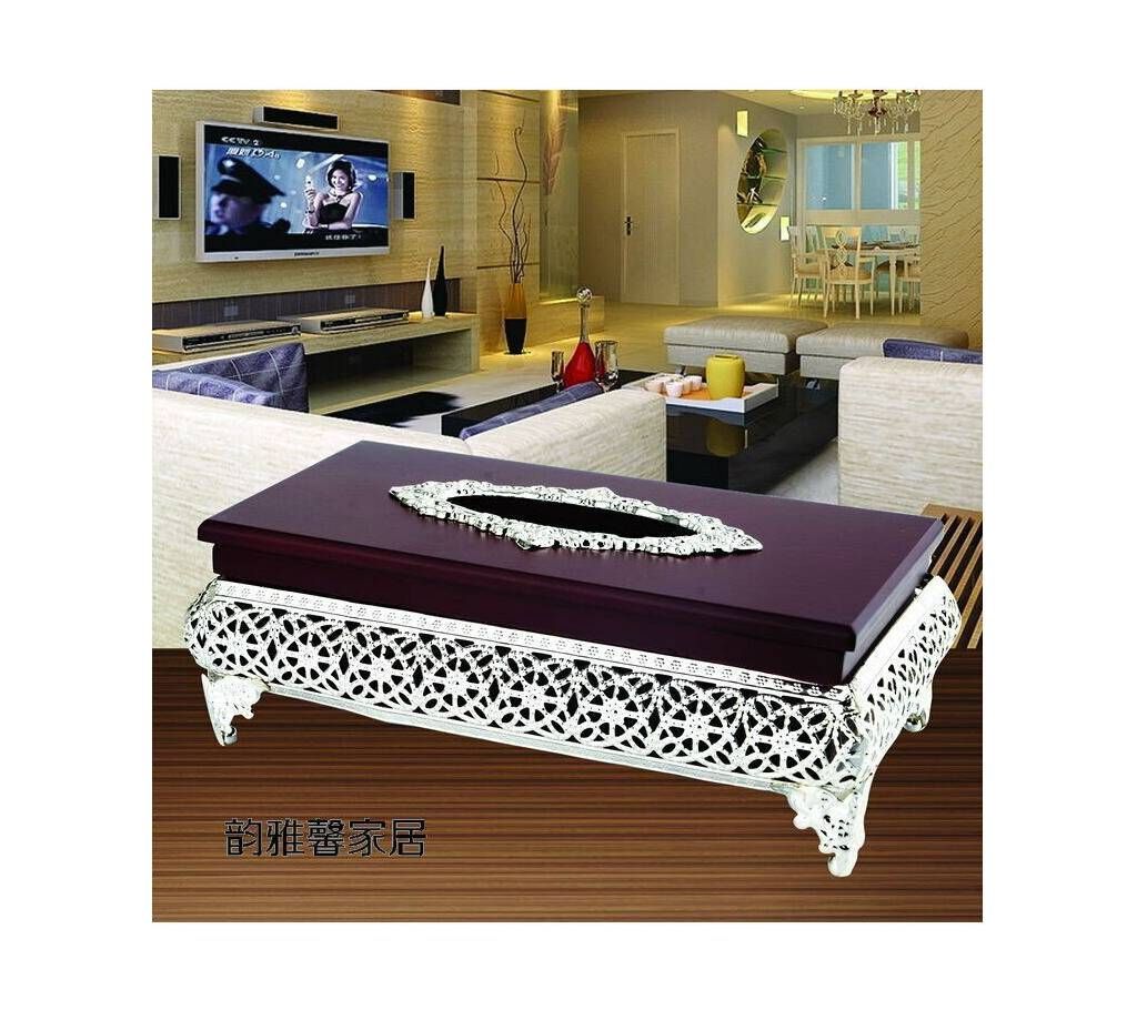 Luxury metal tissue boxe