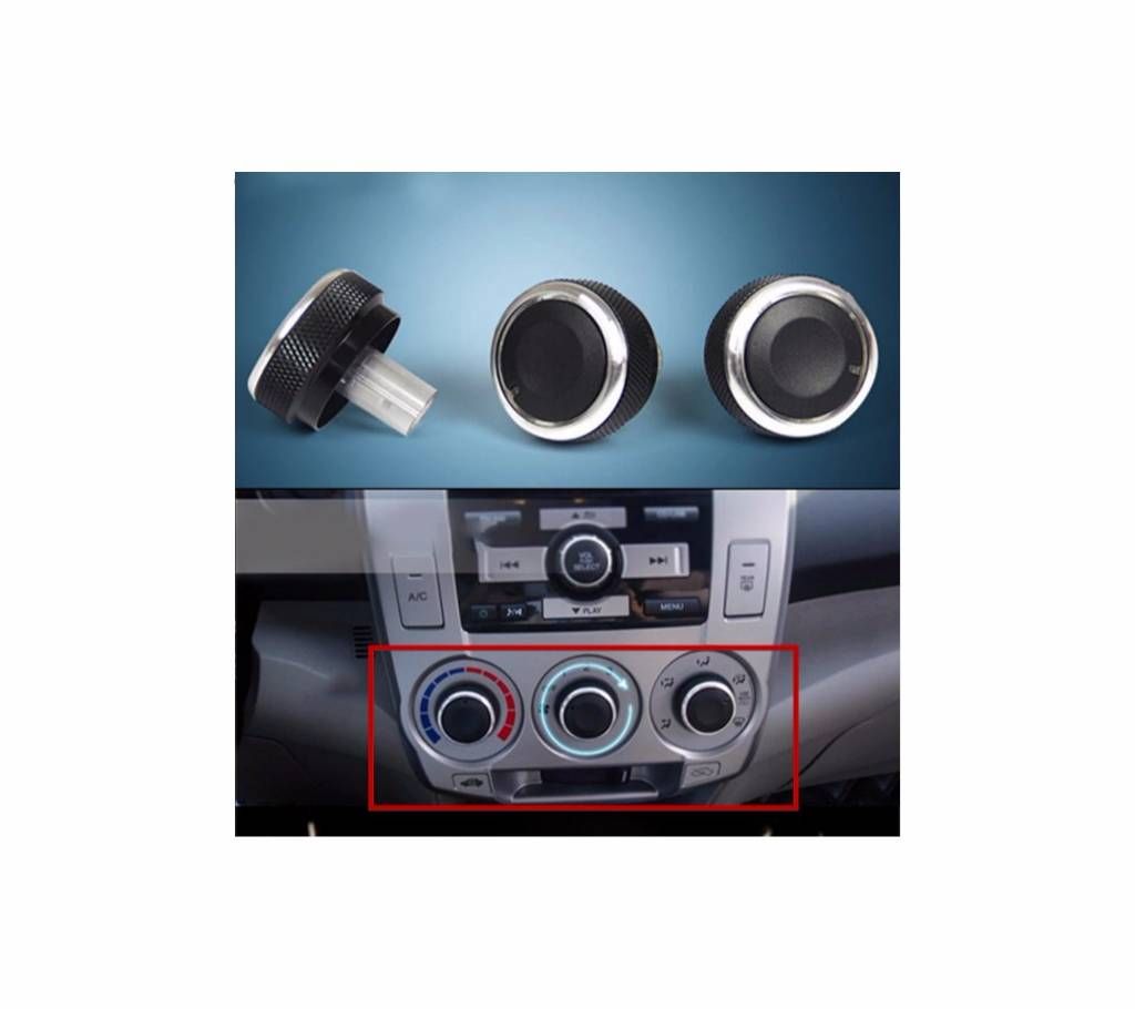 3pcs Honda Heat Control Knob
