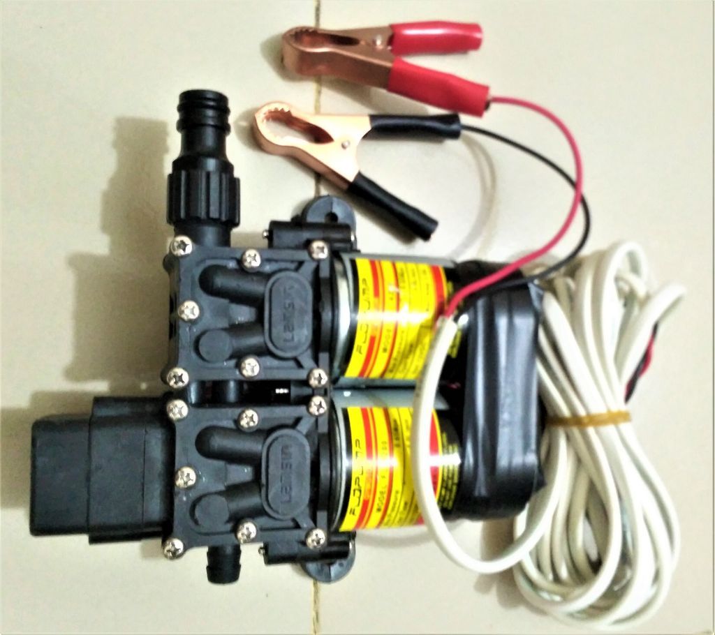 Car Washing Water Pump,100Watt,12Volt-DC(Double Motor) for Car Washing, Garden, Irrigation
