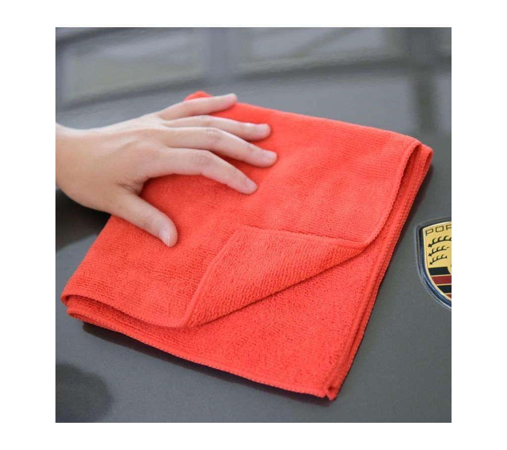 Microfiber Cleaning and Washing Towel,[Red]