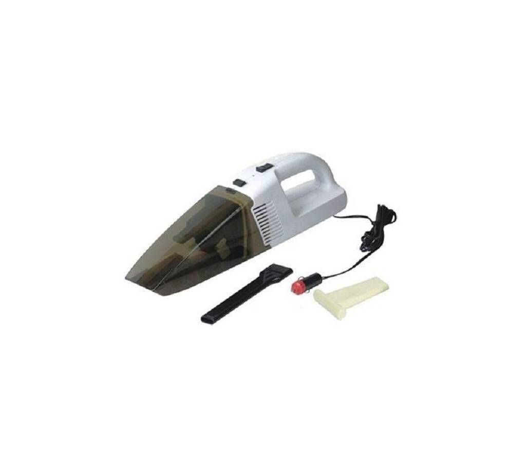Mini Car Vacuum Cleaner 12V - White and Black