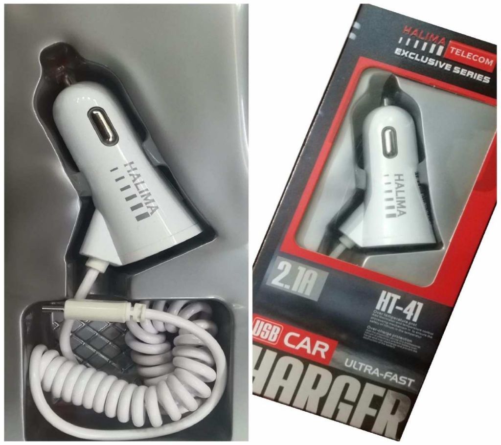Halima Telecom USB car charger Ultra fast Charging